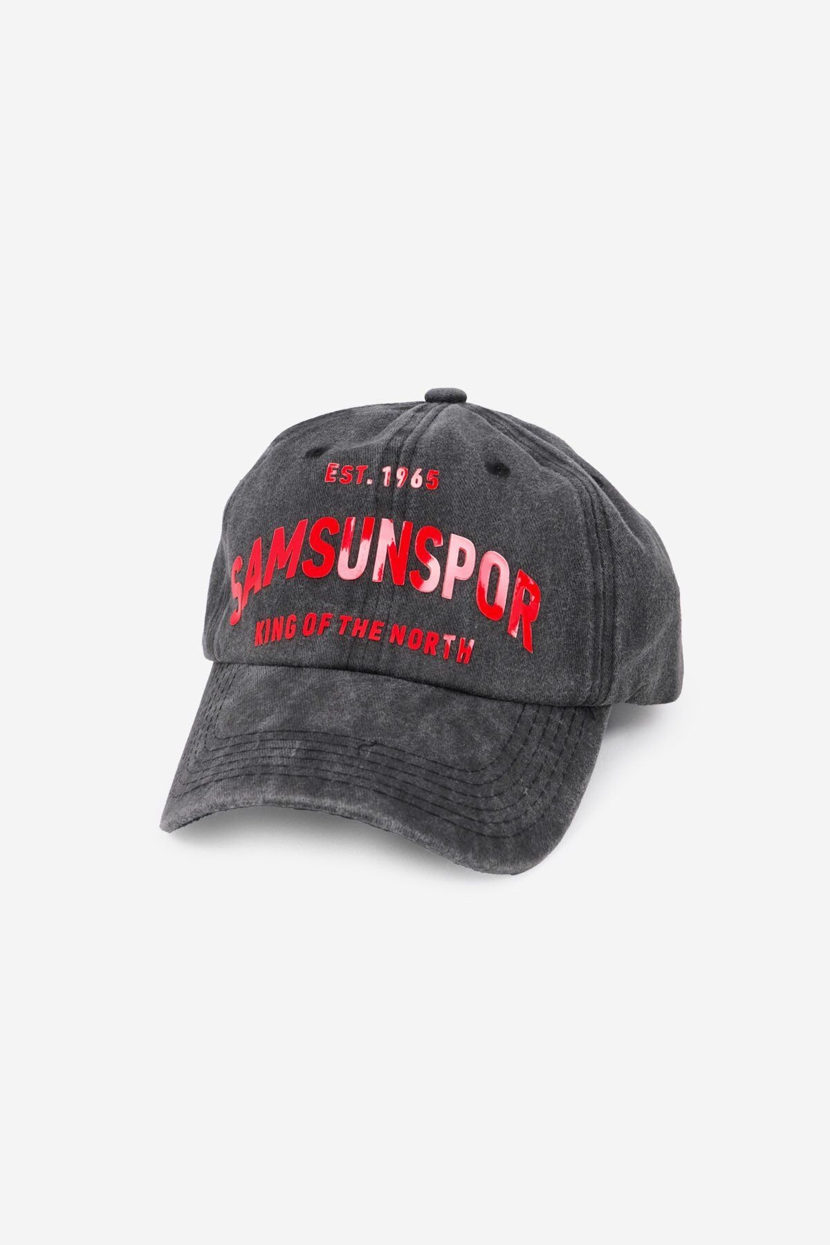 Parlak Kırmızı Est-1965 Yıkamalı Şapka