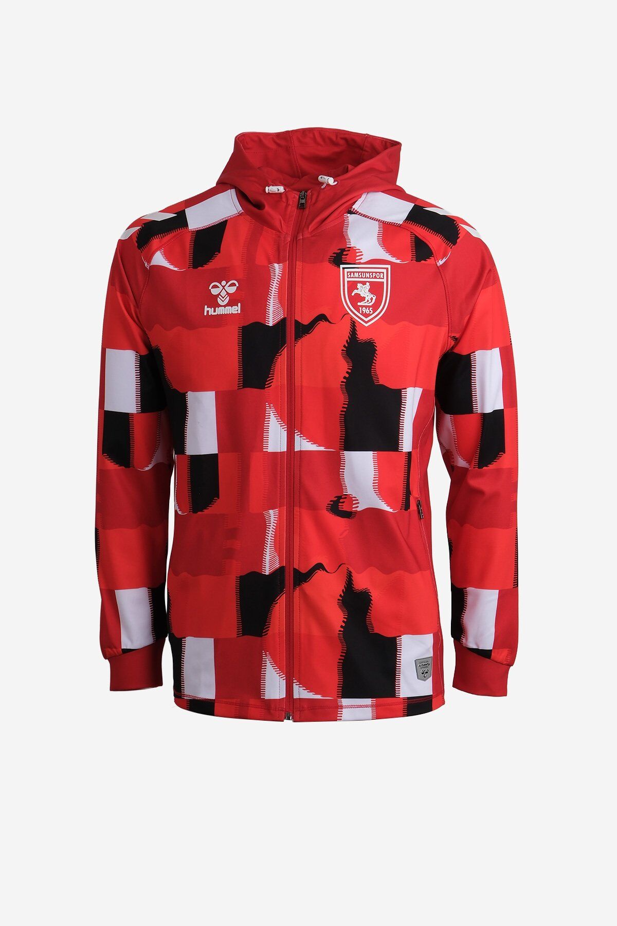25/26 Hummel Samsunspor Maç Önü Kapüşonlu Üst Eşofman