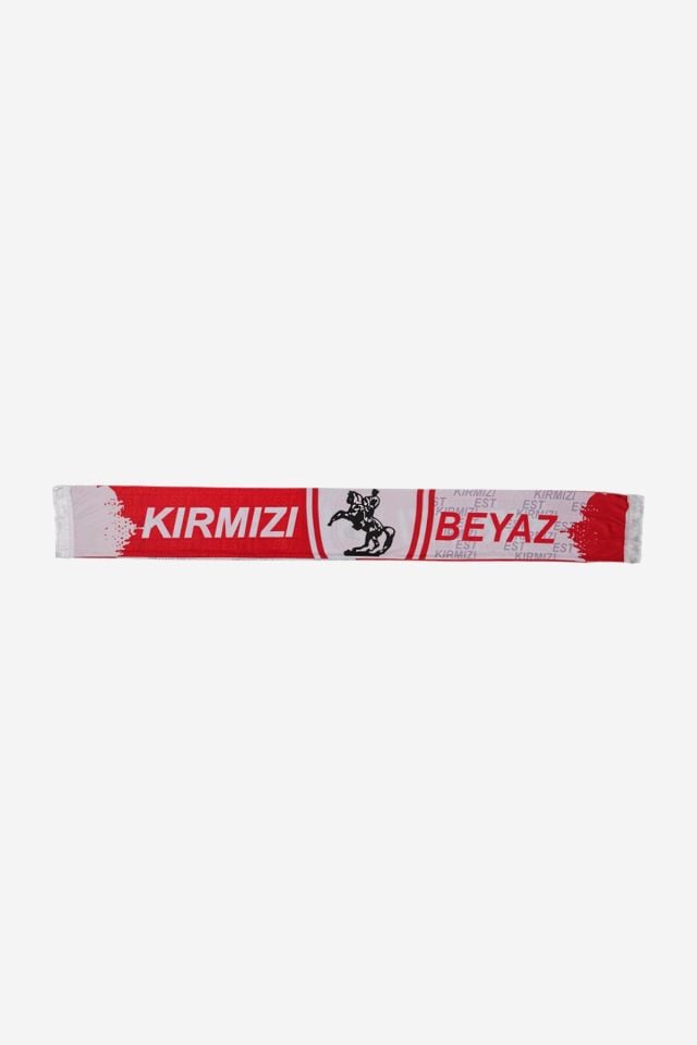Kırmızı-Beyaz Şal Atkı 2061