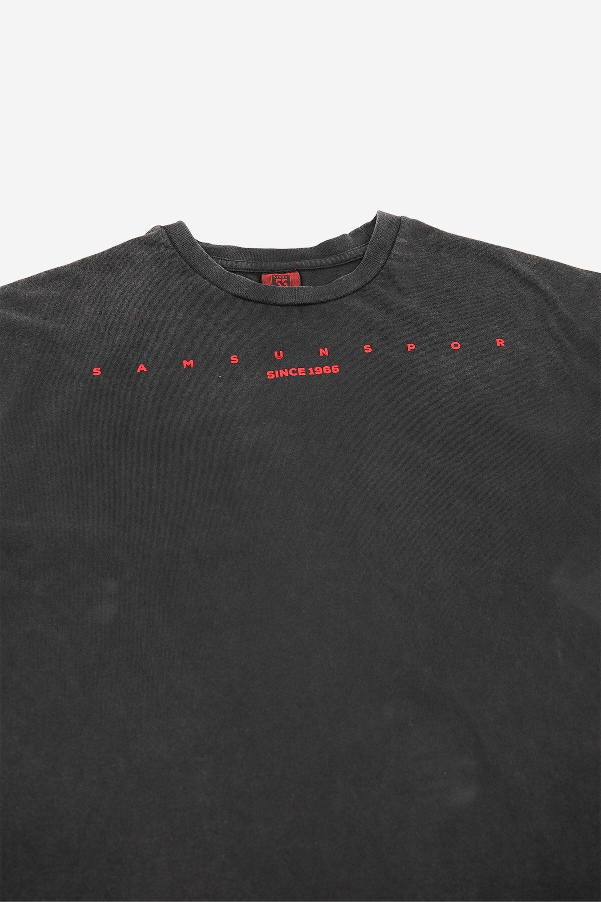 Samsunspor Since 1965 Yıkamalı Oversize T-Shirt