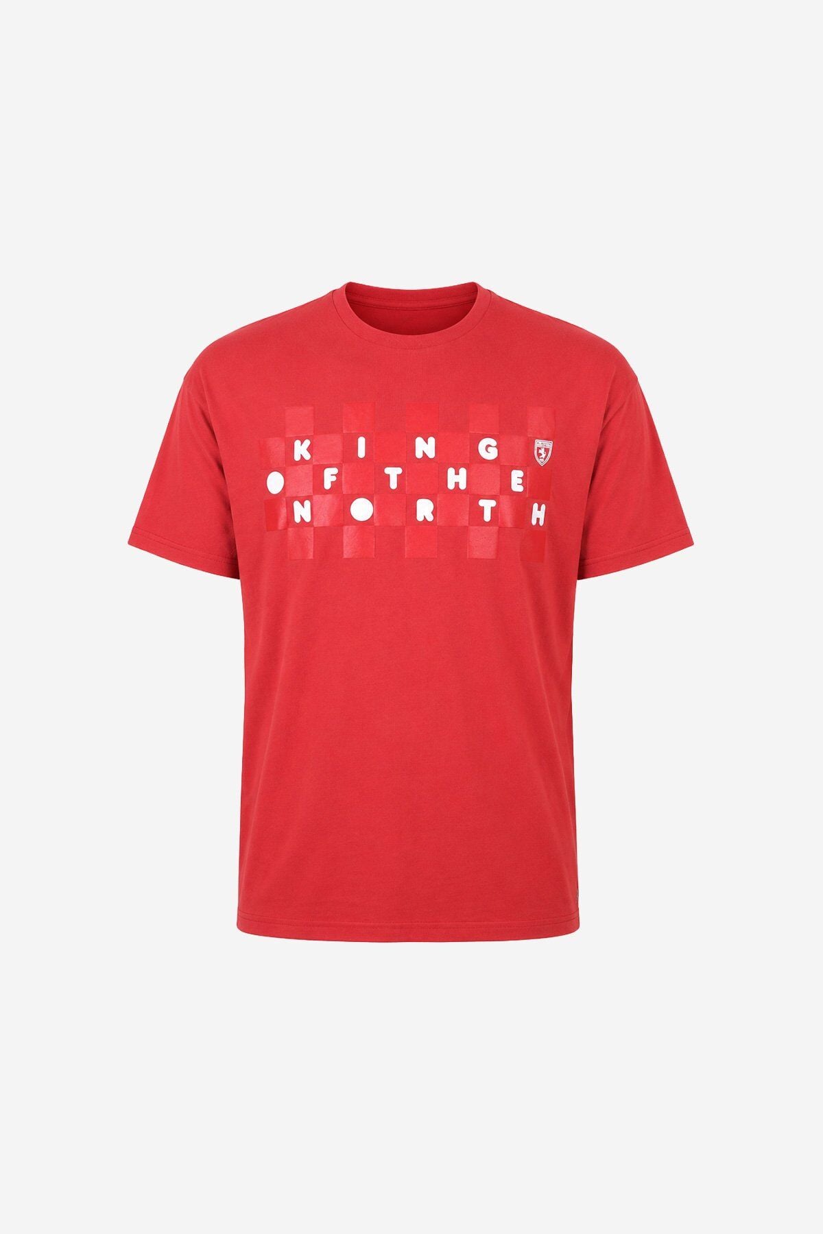 King of the North Kırmızı Oversize T-shirt