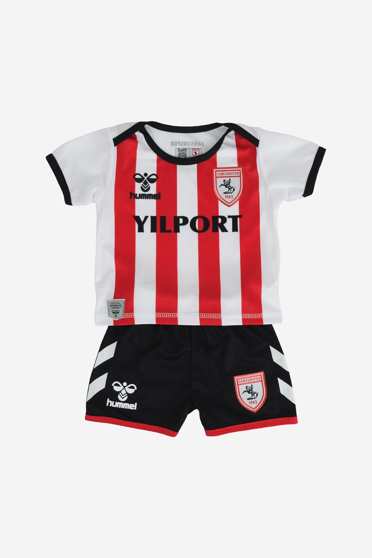 Hummel Samsunspor Efsane Çubuklu Bebek Forma Şort Takım