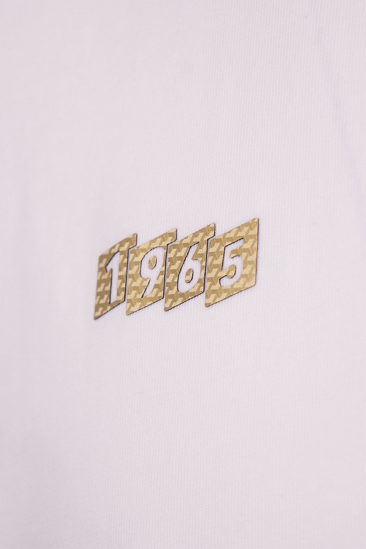 Gold Baskılı Oversize Polo Yaka T-Shirt