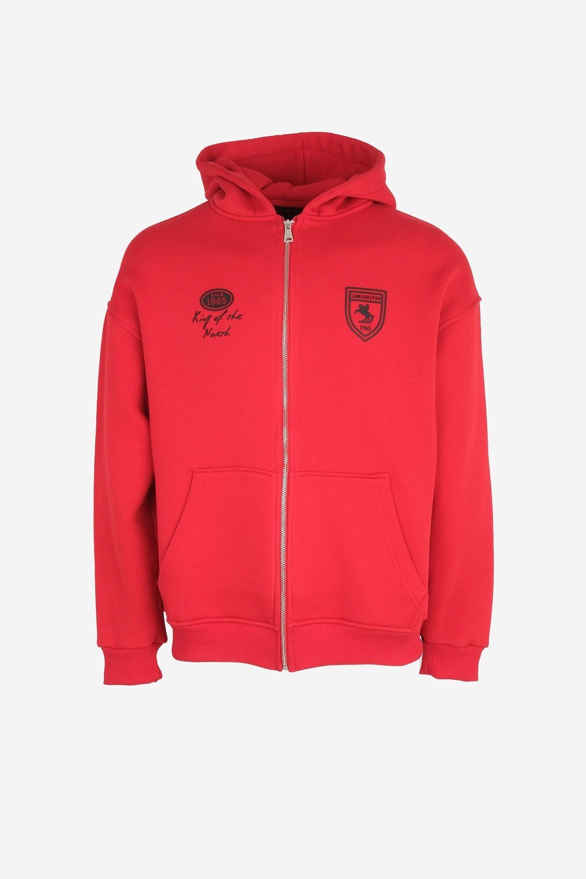 Samsunspor Kapüşonlu Fermuarlı Sweat