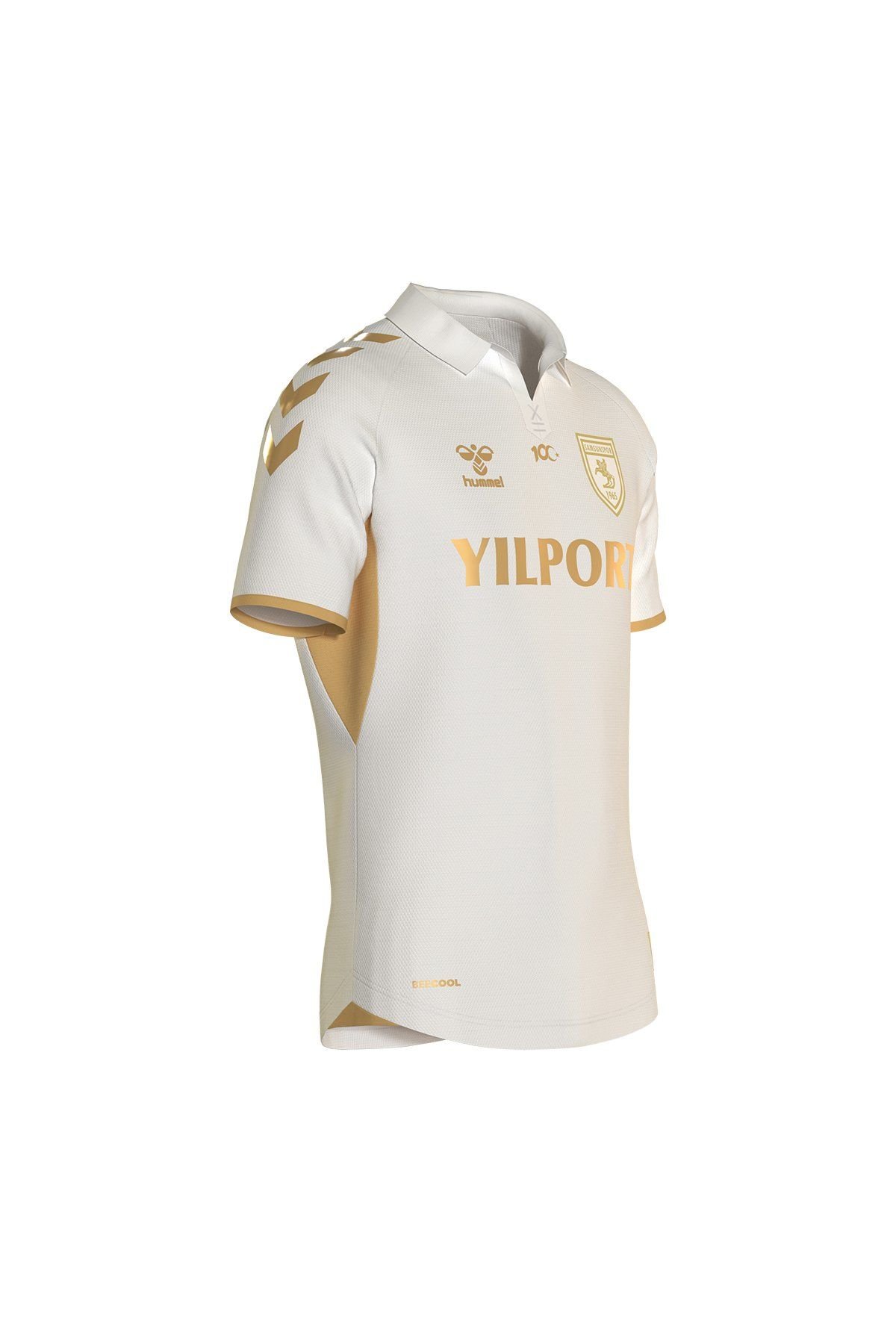 23/24 Hummel Samsunspor 100.yıl Gold Forma BEYAZ - 3XS