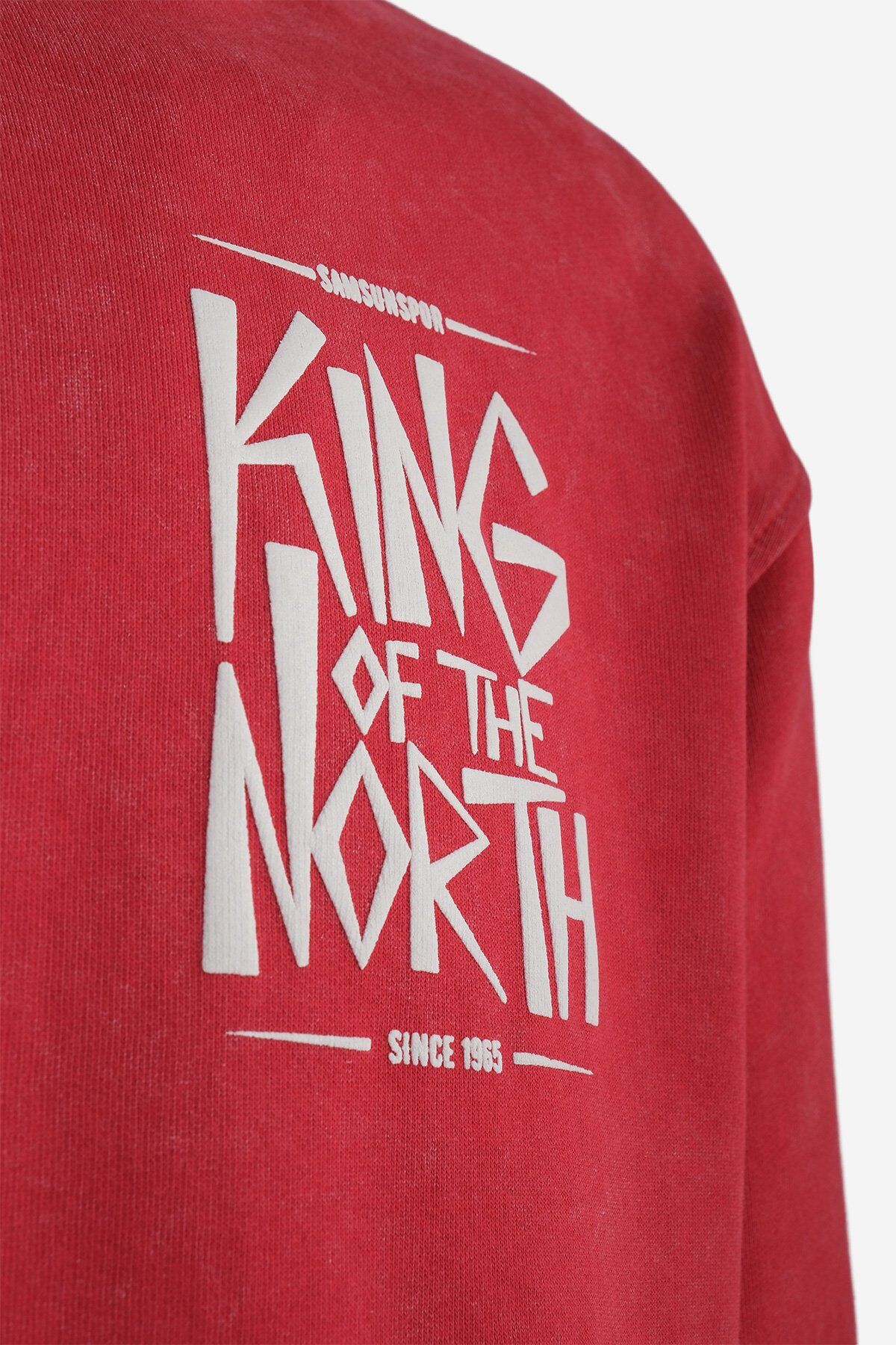 King Of The North Oversize Kapüşonlu Sweat