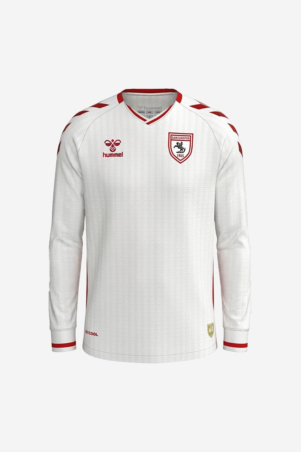 25/26 Hummel Samsunspor Long-Sleeved White Jersey