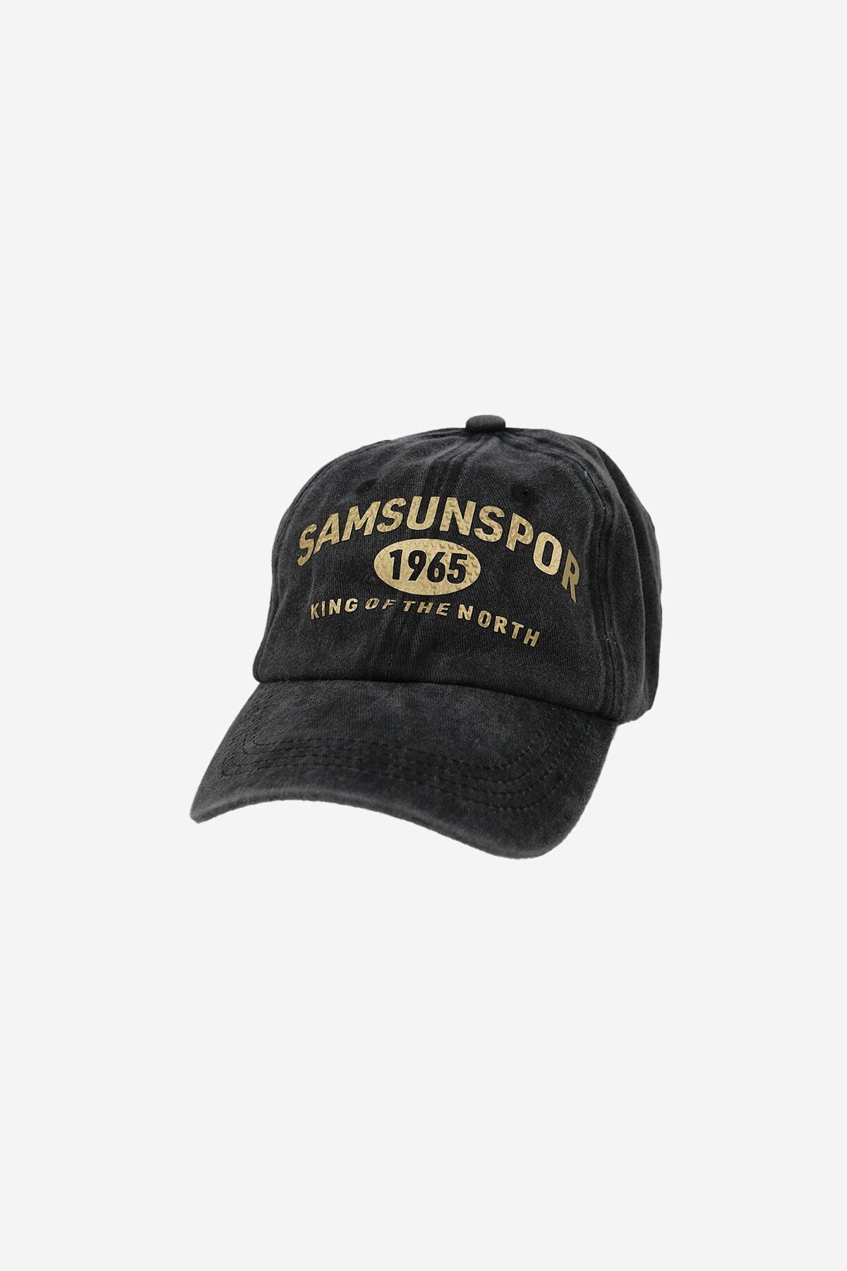 Gold Baskılı Samsunspor 1965 Yıkamalı Şapka