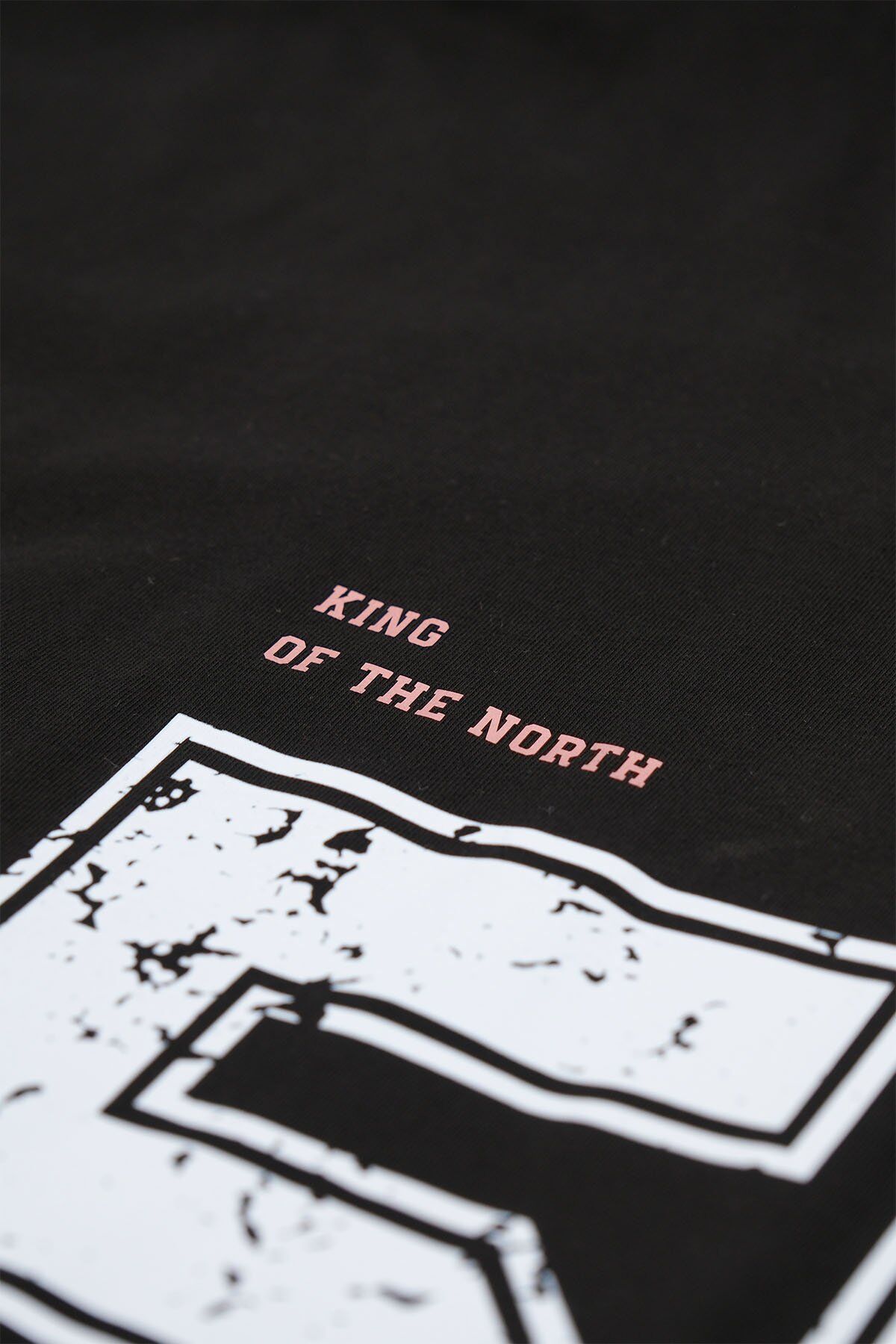 55 Baskılı Oversize T-Shırt