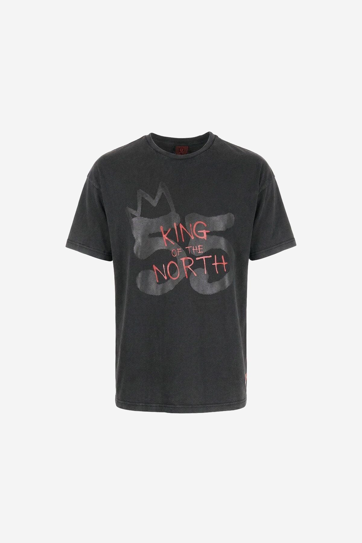 King Of The North 55 Baskılı Oversıze T-Shirt