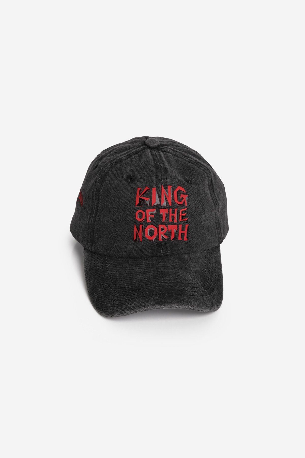 King Of The North Yıkamalı şapka FÜME