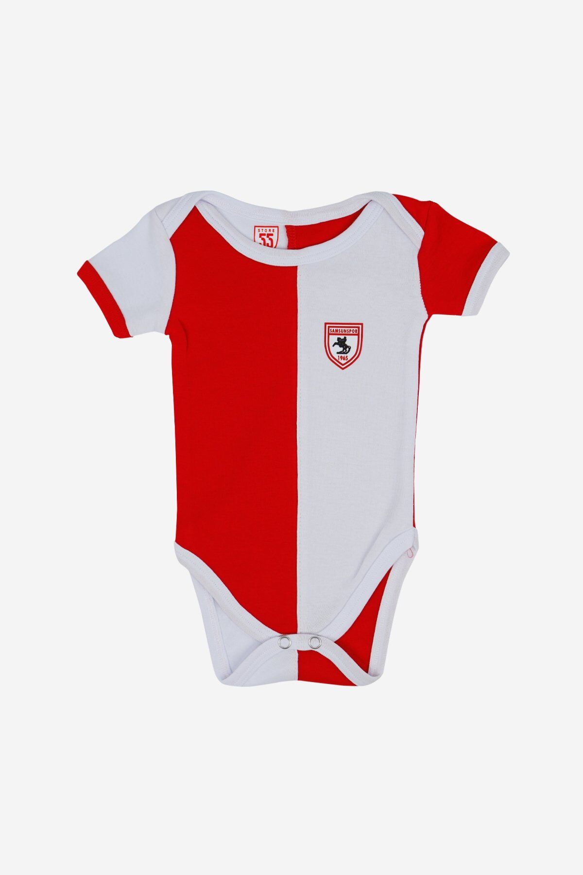 Kırmızı-Beyaz Bebek Zıbın