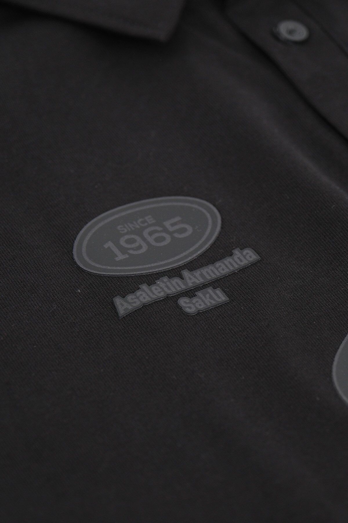 Kıng Of The North Baskılı Oversize Polo Yaka T-Shırt